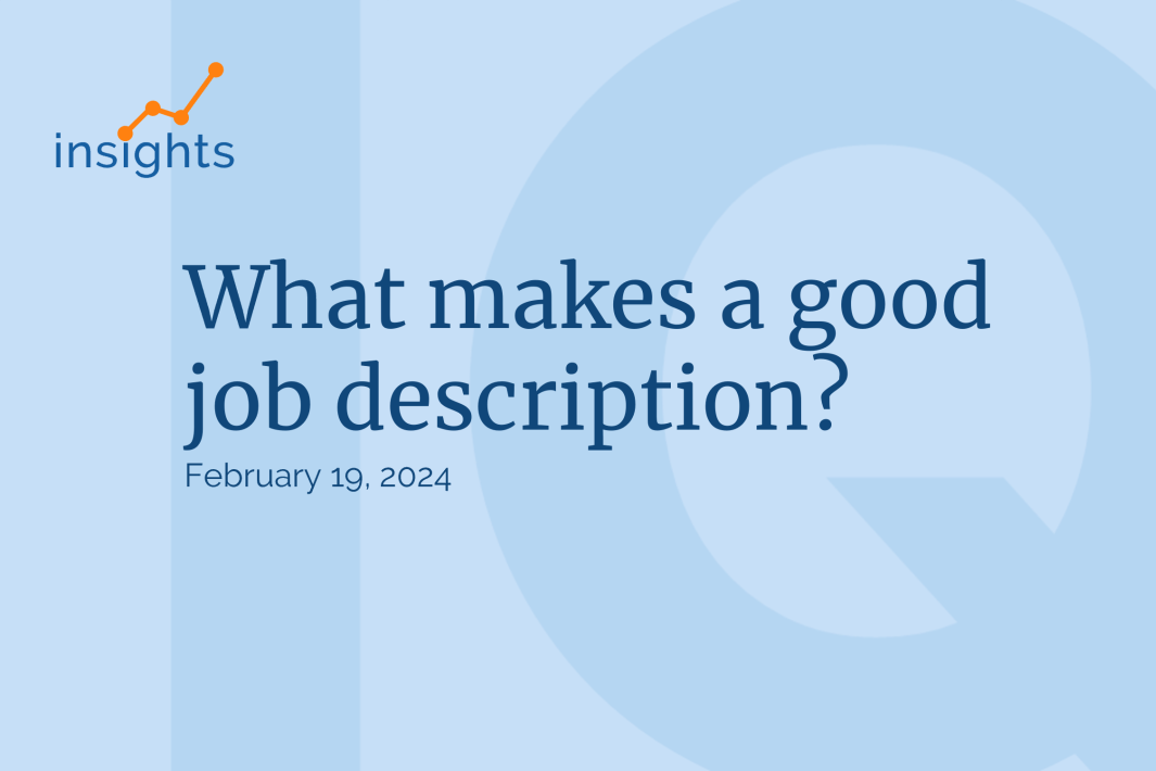 What makes a good job description?✍️