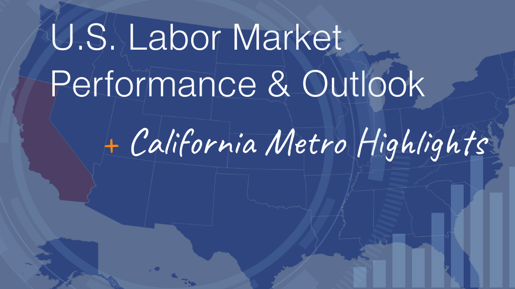 Labor Market Outlook for California Metros