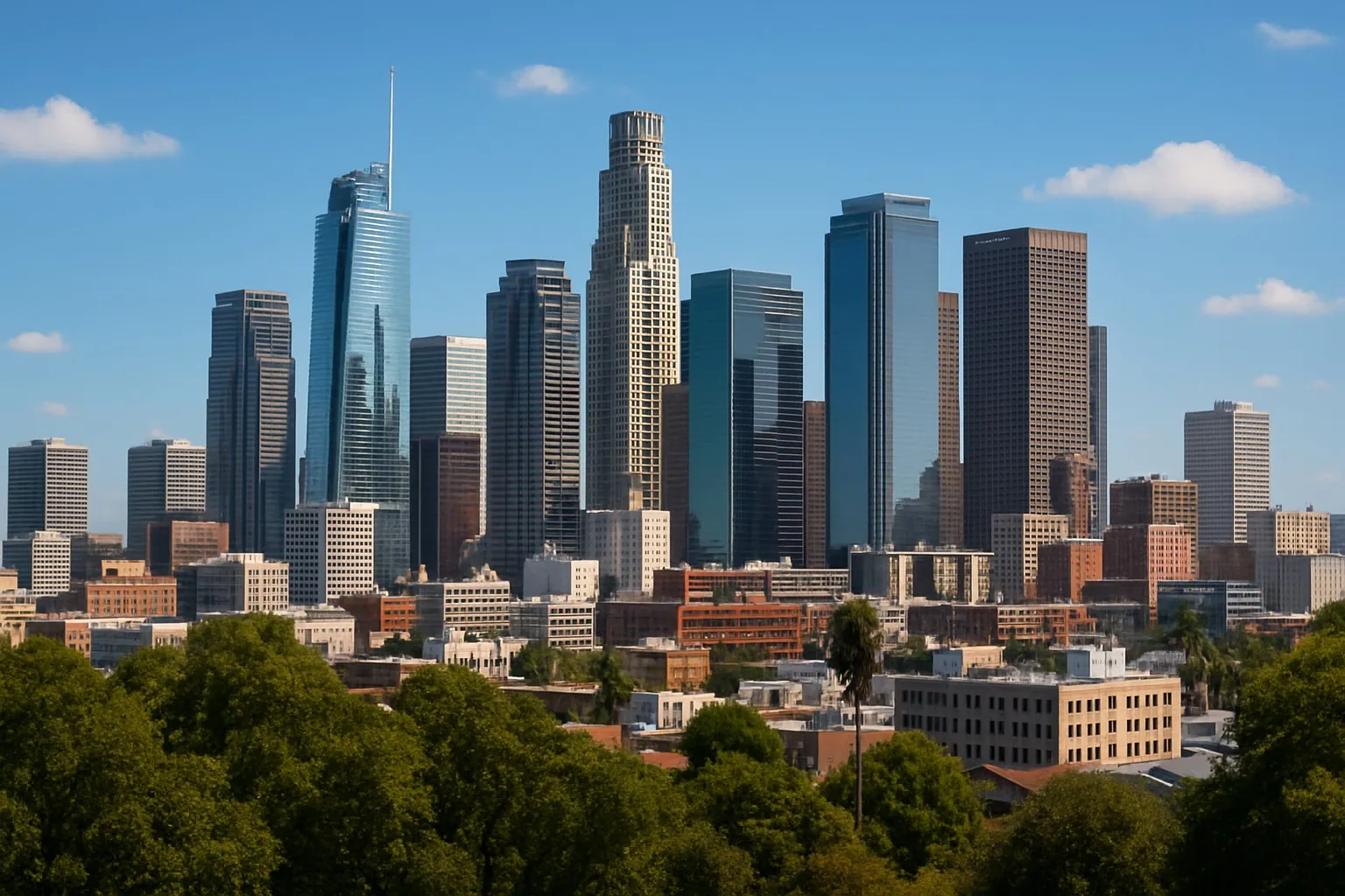 LA Skyline banner